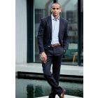 Tailored Fit Gower Navy Linen Blend Suit - Waistcoat Optional