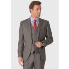 Tailored Fit Clifford Grey Donegal Wool Suit - Waistcoat Optional