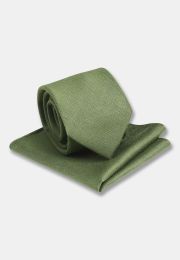 Moss Hanky and Tie Set