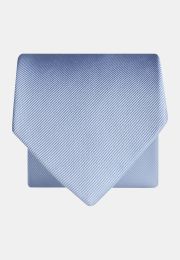 Sky Twill Pure Silk Tie