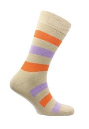 Cotton Blend Stripe Sock