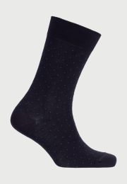 Navy Polka Dot Smart Socks