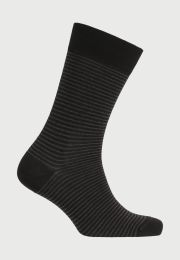 Black Pinstripe Smart Socks