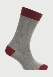 Charcoal Herringbone Smart Socks