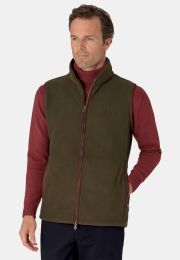 Cincinatti Olive Fleece Gilet