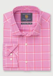 Regular Fit Rose Check Cotton Oxford Shirt