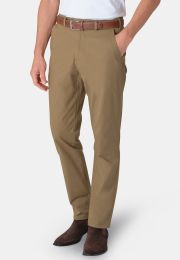 Regular Fit Ben Sand Non-Iron Cotton Stretch Chinos