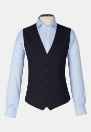 Tailored Fit Navy Waistcoat