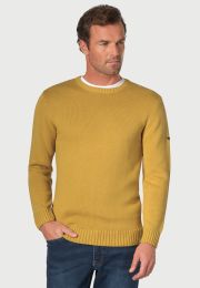 Earby Corn Cotton Crew Neck Jumper