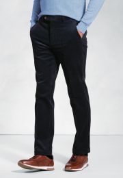 Regular Fit Ellroy Navy Corduroy Trouser