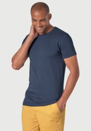 Hawkes Navy Pure Cotton Jersey T-Shirt