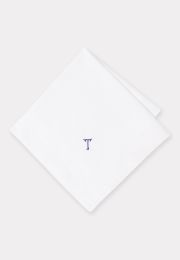 Pure Cotton Initial 'T Hankies x 3