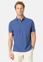 Milford Ocean Pure Cotton Pique Polo Shirt