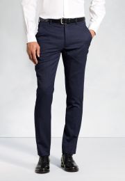 Tailored Fit Olney Airforce Blue Flannel Trousers