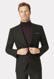 Tailored Fit Phoenix Black Suit