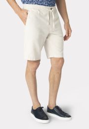 Tintagel Stone Cotton Linen Drawcord Shorts