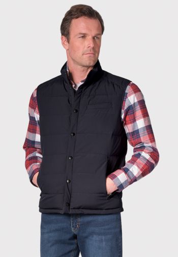 Doyle Navy Down Filled Gilet