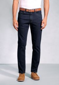 Regular and Tailored Fit Douglas and Boulder Indigo Denim Jeans