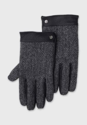 Grey Harris Tweed Glove