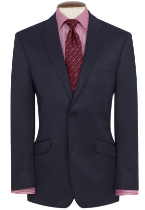 Tailored Fit Zeus Navy Machine Washable Suit Jacket