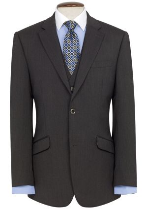 Tailored Fit Aldwych Charcoal Washable Suit - Waistcoat Optional