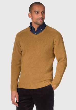 Barton Moss Lambswool V-Neck Jumper