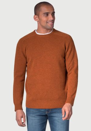 Charlbury Ember Lambswool Crew Neck Jumper