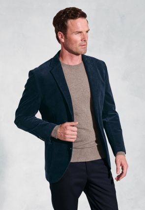 Tailored Fit Moore Navy Corduroy Jacket