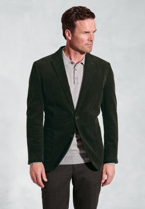 Tailored Fit Moore Forest Green Corduroy Jacket