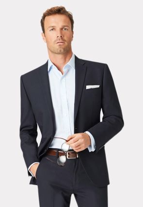 Tailored Fit Phoenix Navy Suit Jacket