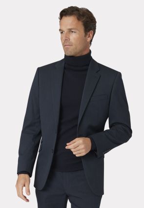 Tailored Fit Phoenix Navy Pin Dot Suit