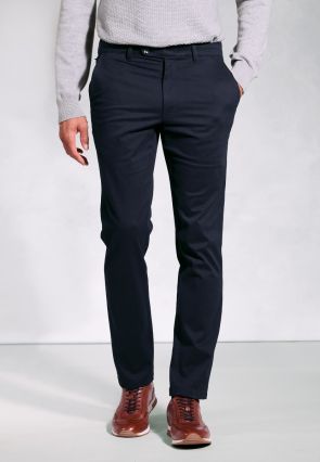 Tailored Fit Yeo Navy THERMOLITE&reg; Trouser