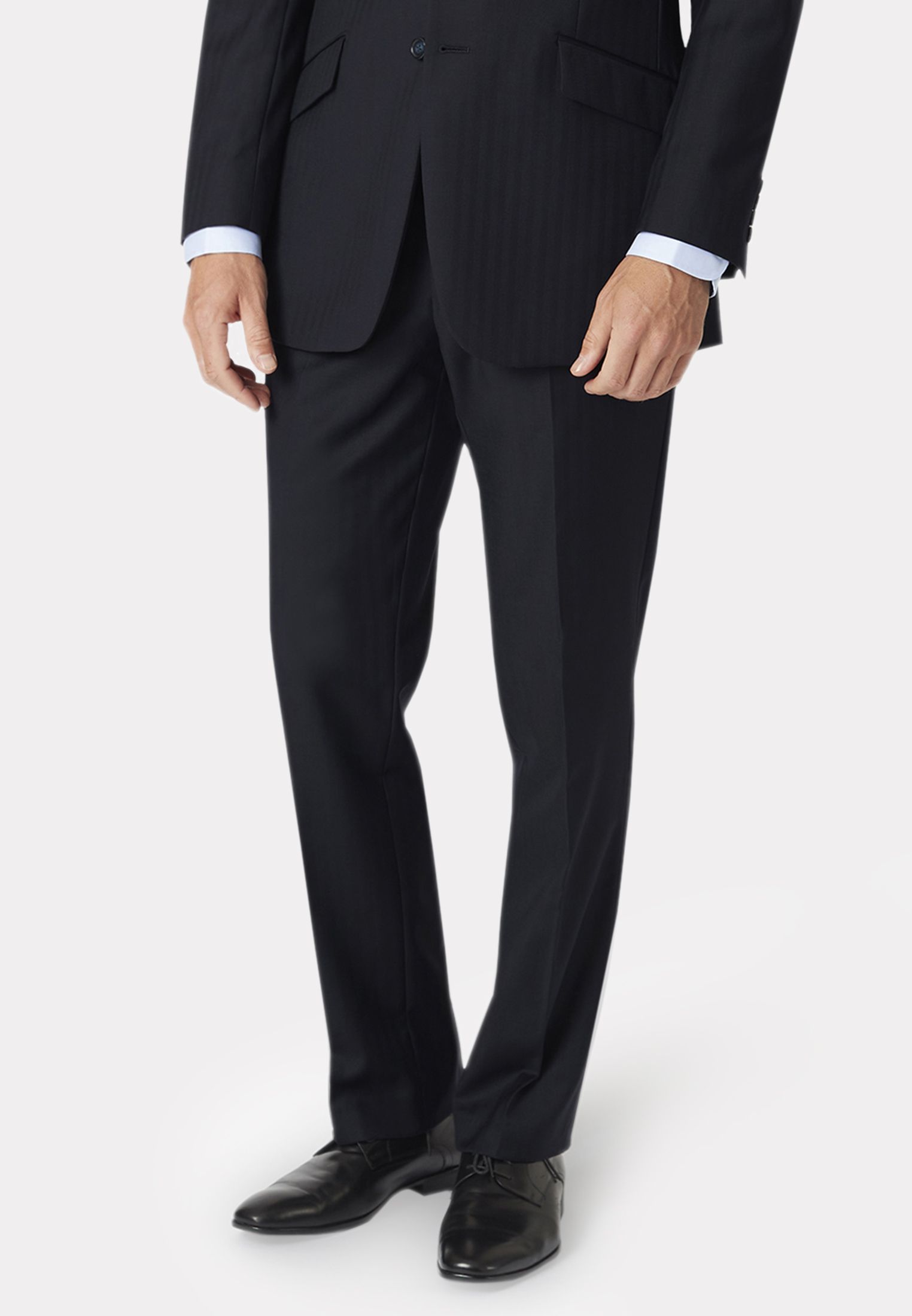 Wool suit trousers Black / Gray | Sandro Paris
