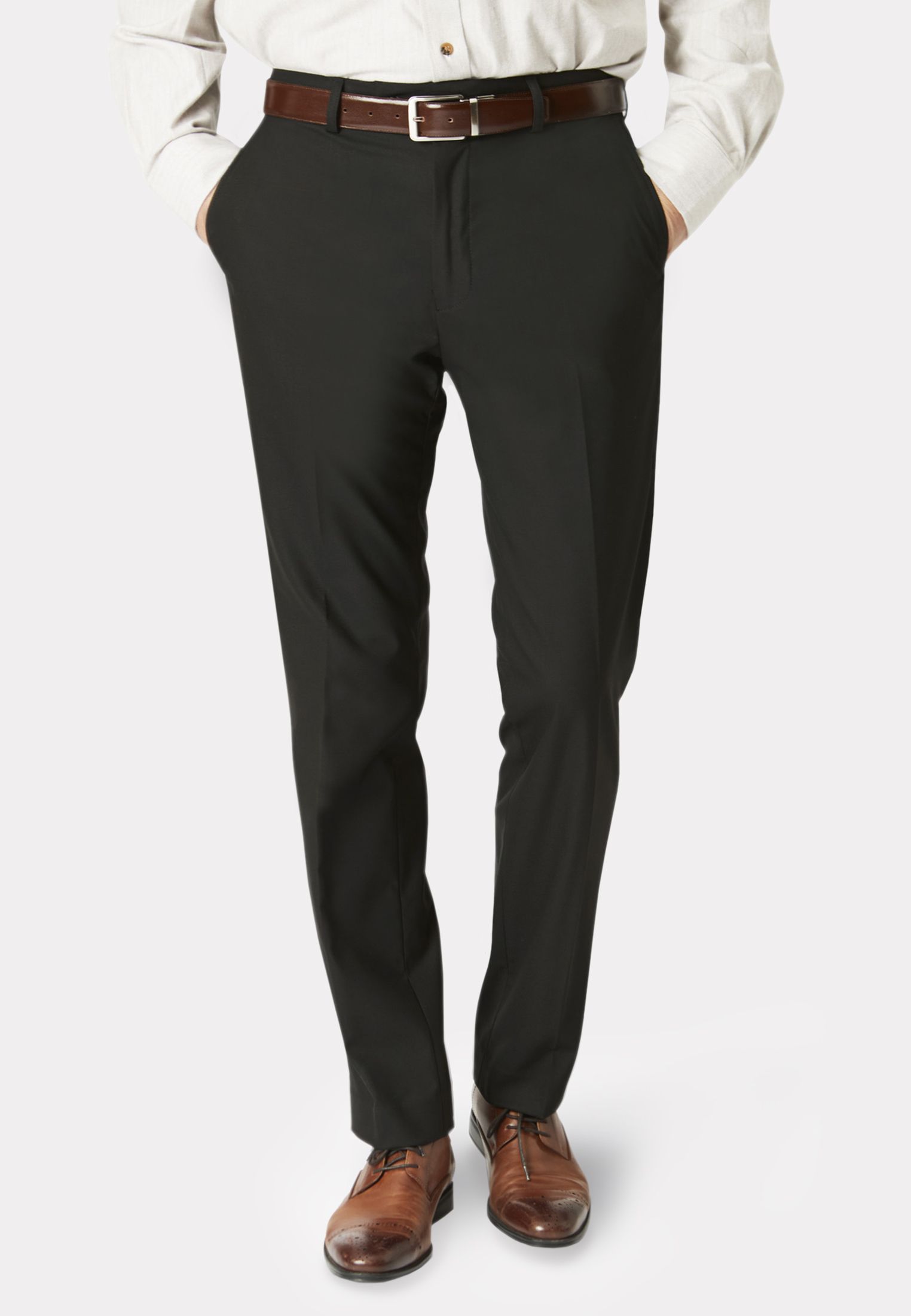 Men's Tailor Fit Formal Black Pants