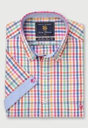 Short Sleeve 'Portofino' Inspired Cotton Shirt
