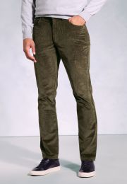 Tailored Fit Cunningham Khaki Supima&reg; Corduroy Jeans