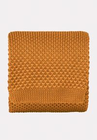 Mustard Knitted Tie