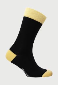 Black Cotton Rich Sock