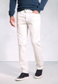 Regular Fit Douglas Off White Denim Jeans