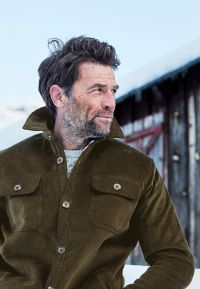 Emerson Jade Cord Fleece Lined Jacket