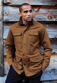 Malta Tobacco Unstructured Casual Jacket