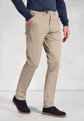 Regular and Tailored Fit Ben Stone Non-Iron Cotton Stretch Chinos